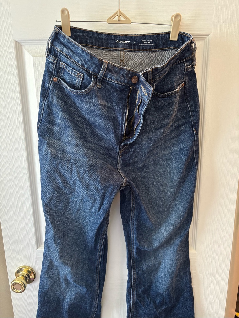 Old Navy Women's Dark Blue Flare Jeans